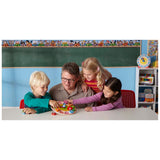 Melissa Doug Wooden Learning Clock with 12 wooden shapes