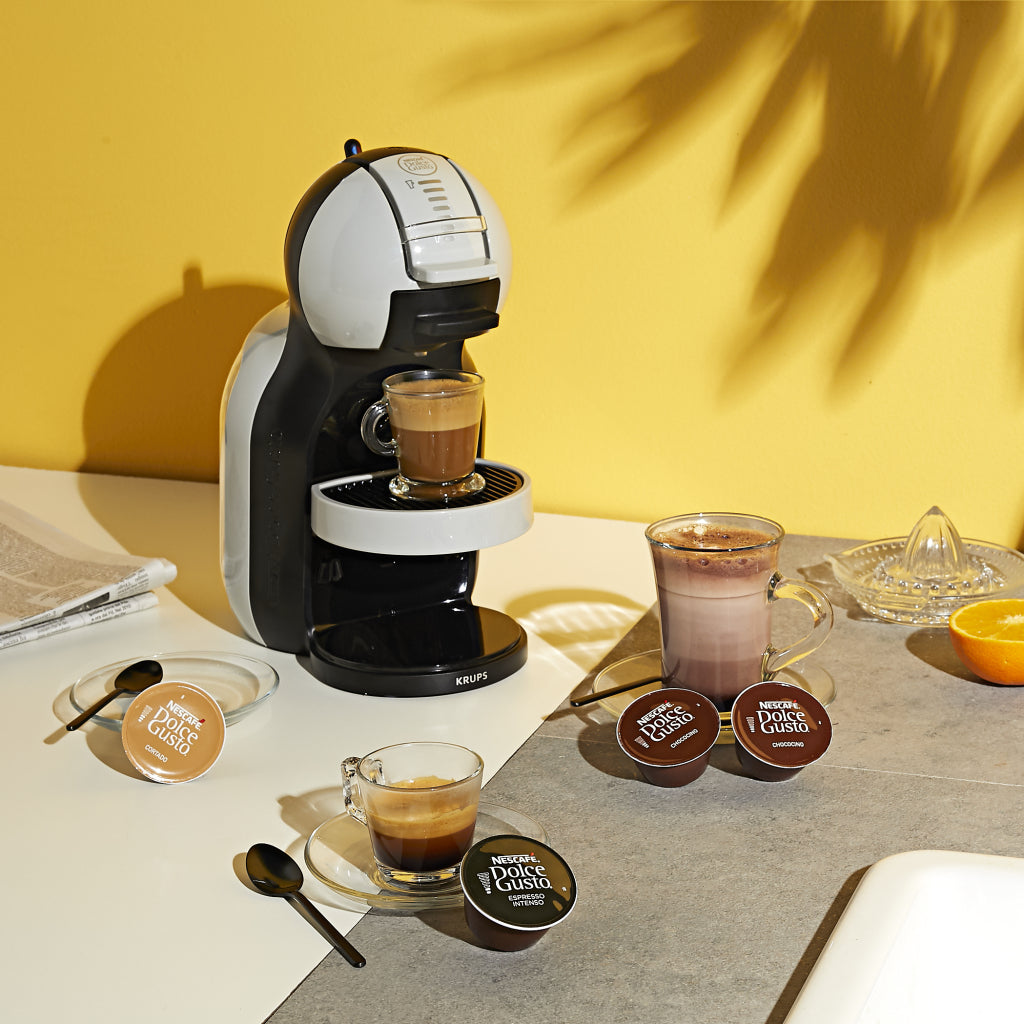 KRUPS KP123B NESCAF EACITE; Dolce gusto mini me cafe taza máquina de acero inoxidable negro