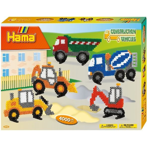 HAMA TOZODNÁ PEACE SET - pracovní vozidla, 4000st.