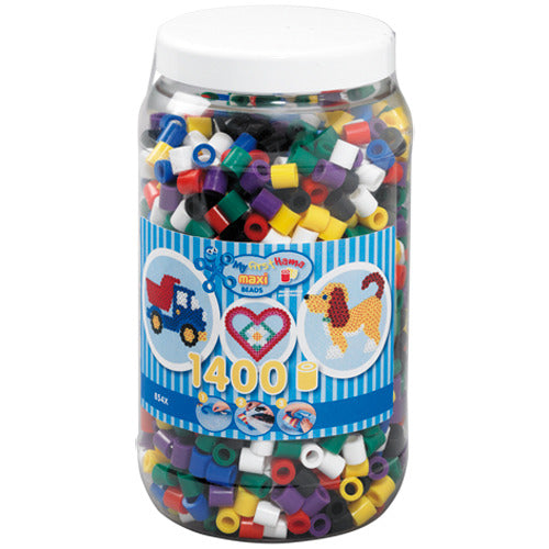 Hama Iron Beads Maxi in Pot - Mix Standard (00), 1400st.