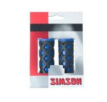 Uchwyty dla dzieci Simson - Universal - Regulowane - kobalt czarny - rower