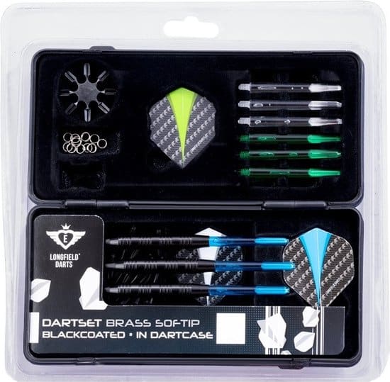 Engelhart Longfield Soft Darts Dart flechas con cubierta y repuestos