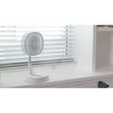 Starlyf folding fan 23 cm white