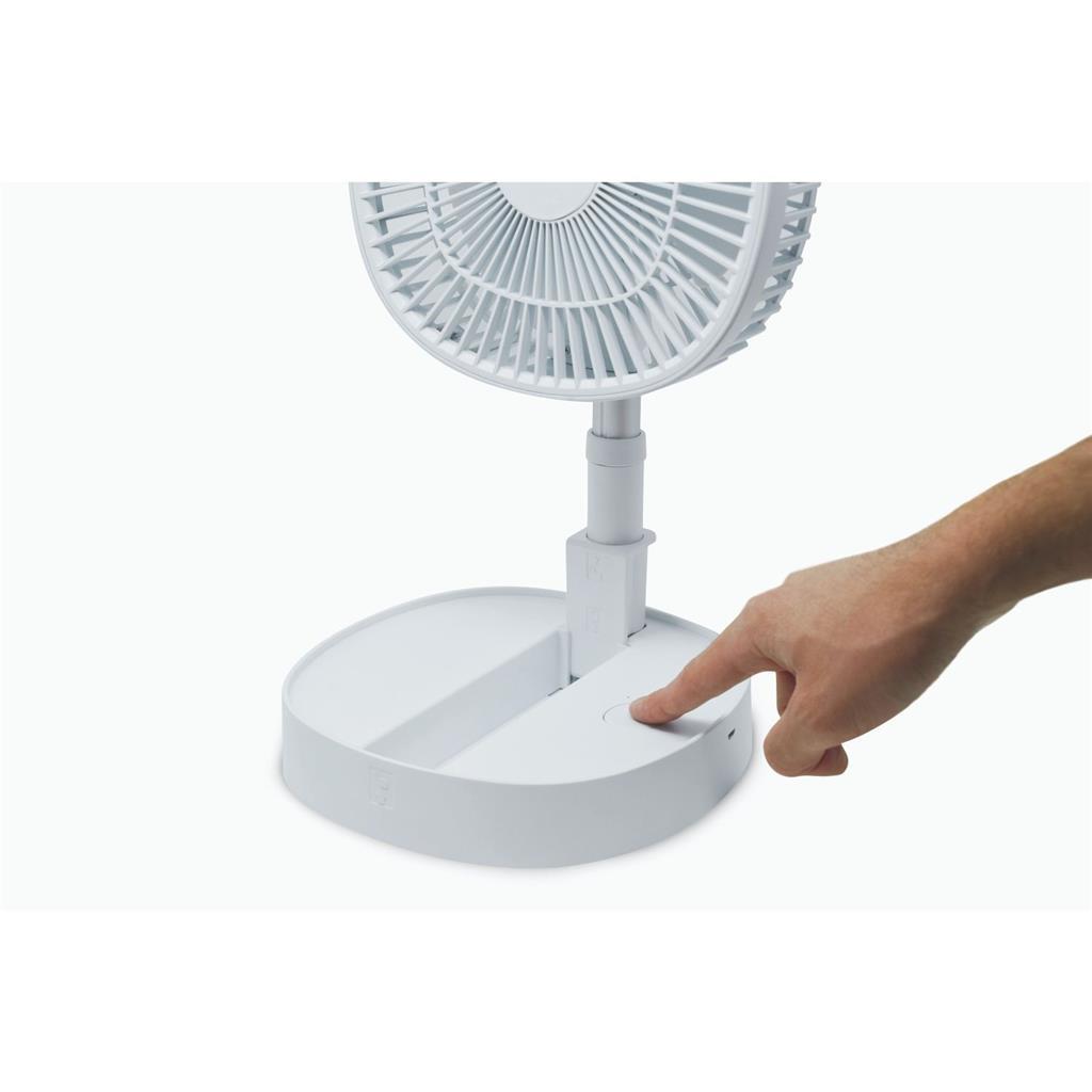 Starlyf folding fan 23 cm white