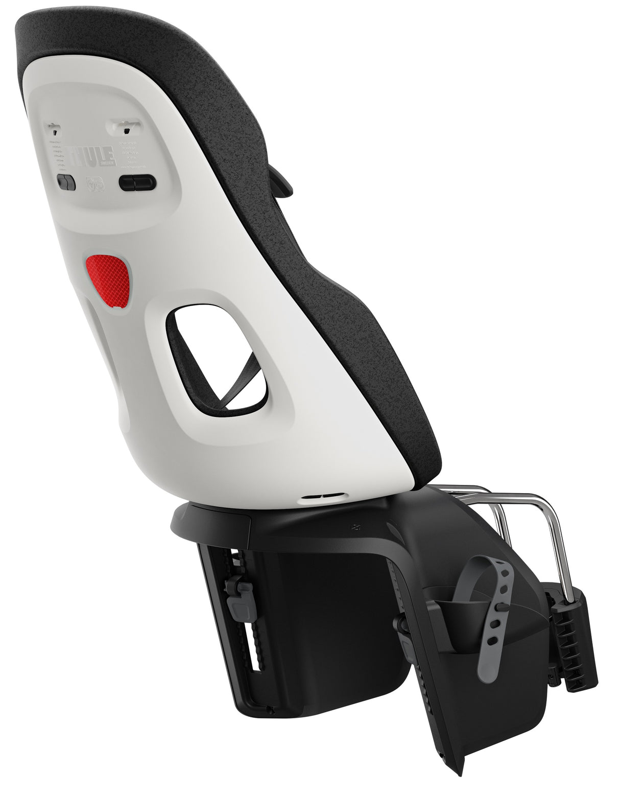 Thule child seat behind Yepp Nexxt 2 Maxi for frame confirmation Snow White