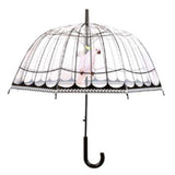 Esschert Design Regenschirm Vogelkäfig transparent
