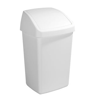 Sunware Sunware Recycle Bin With Swing Cover 50L White