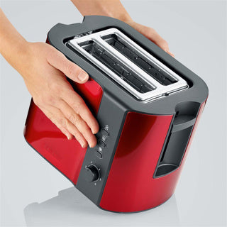 Severin broodrooster automatisch 800w rood at 2217