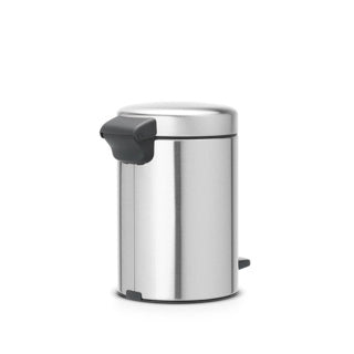 Brabantia newicon pedal bin 3l matte steel
