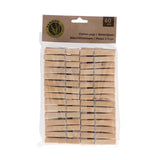 Wasknijpers bamboe 60 stuks