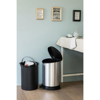 Currver Pedal Bin Dekor-Haveal 15l Sëlwer