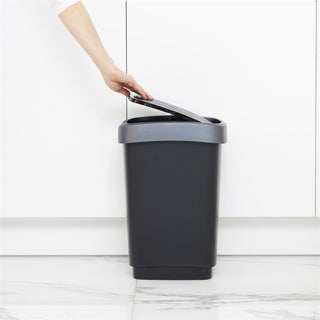 Rotho Twist Waste Bin 25l Schwarz