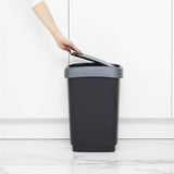 Rotho Twist Waste Bin 25l Schwarz