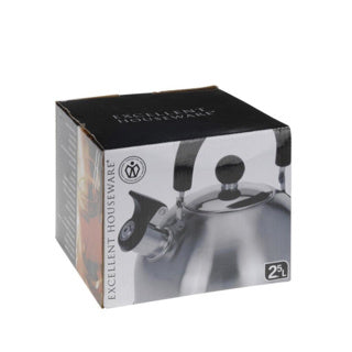 Basic Flute Kettle 2.5L Stal nierdzewna Czarna