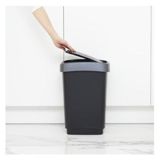 Rotho Twist Waste Bin 10L noir