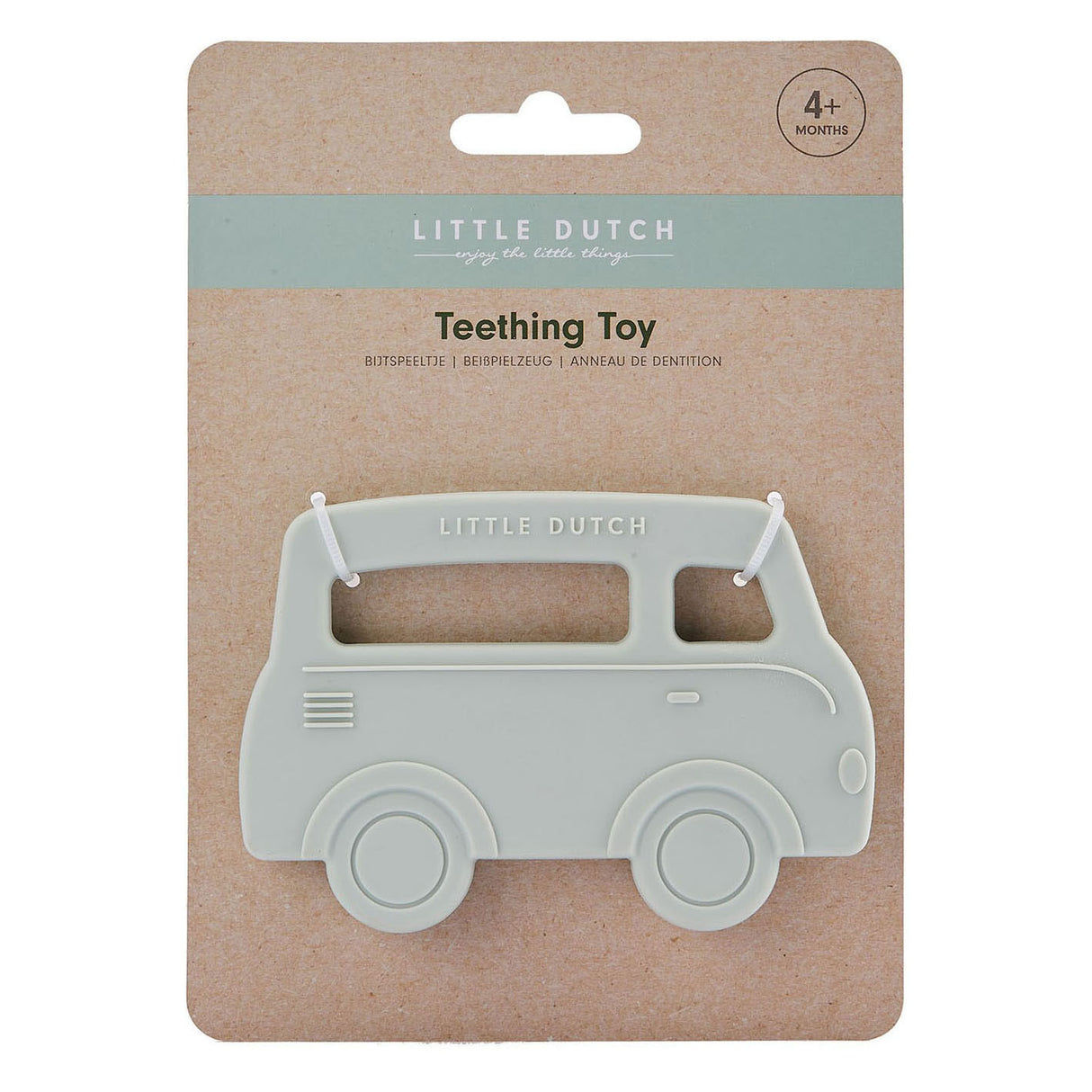 Little Dutch Silicone Bijtring Bus