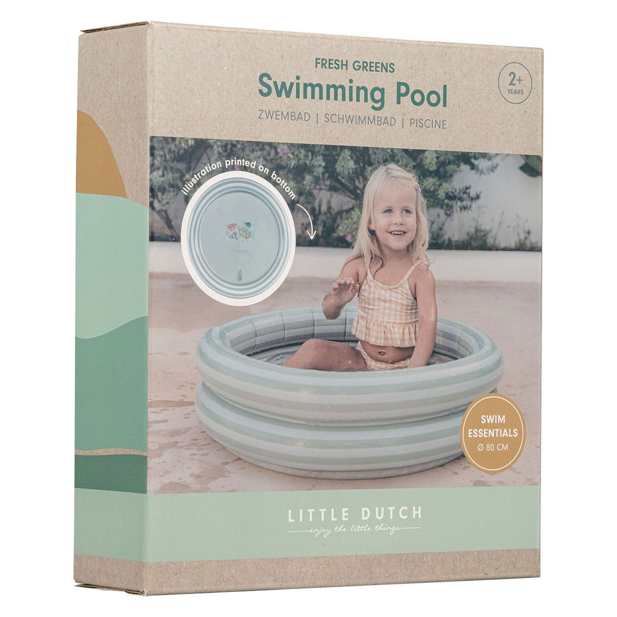 Petite piscine de légumes verts frais hollandais, 80 cm