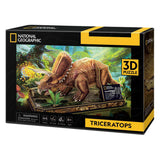 Diversión cúbica 3D Puzzle National Geographic Triceratops
