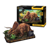 Diversión cúbica 3D Puzzle National Geographic Triceratops