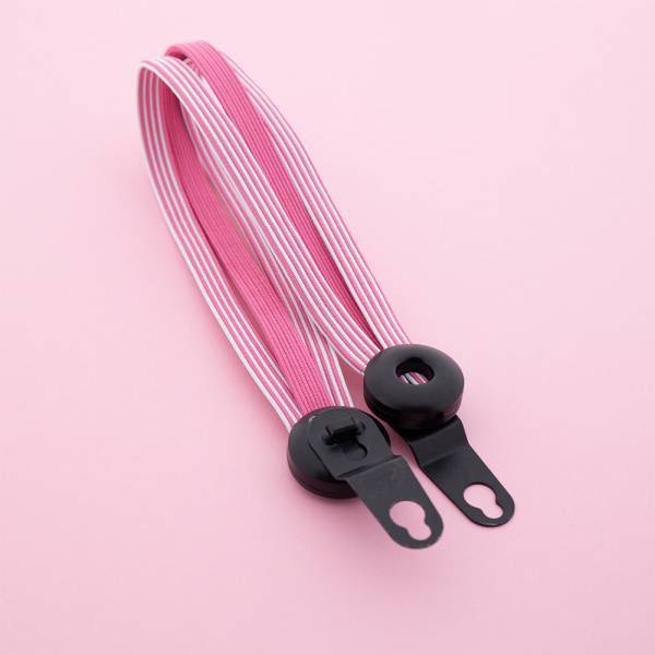 Qibbel Widek Snelbinder Explorer 16 Brackets negros Blanco rosa