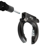 Axa ringslot solid plus - met spatbordbevestiging - zwart (op kaart)
