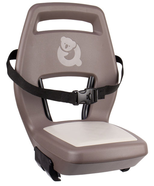 Qibbel arrière siège junior 6+ bagages porteuse noire brun clair
