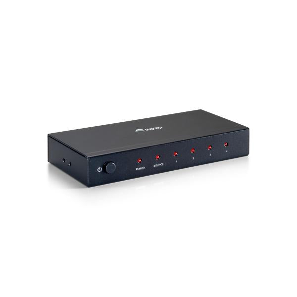 Utstyr 332714 HDMI Video-Splitter 4-Port, HDMI, 1920x1080, Fullhd, svart