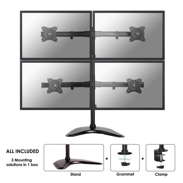 NeoMounts NeoMounts NM-D335D4Black NeoMounts Flatcreen Office Teun Black