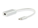 Equipéiert 133457 USB Typ C männlech zu Mini Displayfead-Delebopter, 15cm