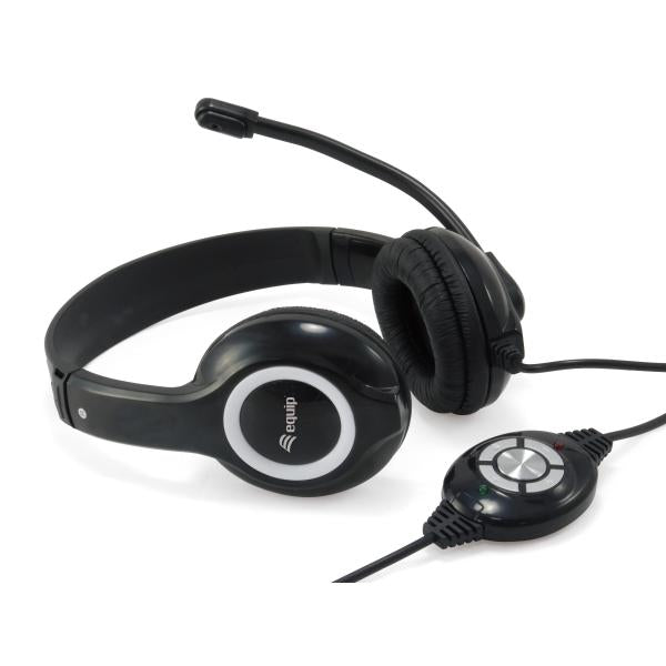 Vybavit herní náhlavní soupravu 245301, USB, hlava, binaurální, digitální, černá