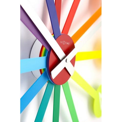 Nextimime Klok 2999DI-Faarf Guide, Ø 60 cm, Wand, Multi-Faarf