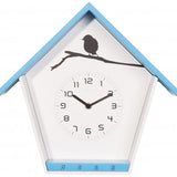 Nextime Klok 3109BL Cuckey, 30.5x33x11 cm, vegg, blå hvit