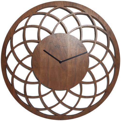 Nextime Klok 3115Br Big Dreamcatcher, Ø60 cm, vegg, brun