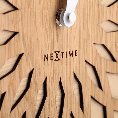 Nextime Klok 3149Be Sun grande, Ø50 cm, pared, beige