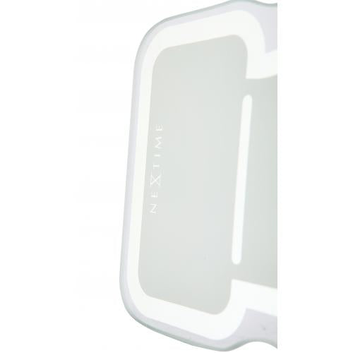 Nextime Clock 5185Wi Mini Thumbs Up, 20,5x21 cm, vegg, hvitt sølv