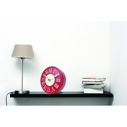 Nextime Clock 5187ro London Table, Ø16 cm, mur, blanc rouge