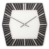 Nextime Klok 8128zw Hexagon, 43x43 cm, pared, blanco