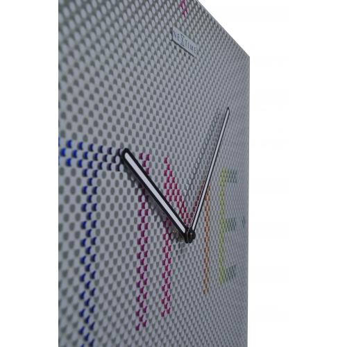 Nextime Klok 8165 Mistery - Temps, 43x43 cm, mur, métal