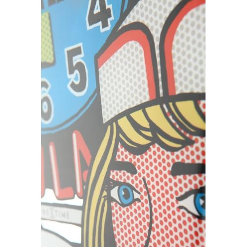Nextime Klok 8167 Delux-middag, 43x43cm, vegg, multifarge