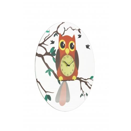 Nextime Klok 8169 Oohoo, Ø43 cm, muro, multicolore