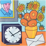 Nextime Klok 8170 Go Van Go, 43x43 cm, vegg, multifarge