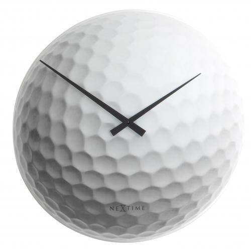 Nextime Klok 8806 Tiger, Ø30 cm, muro, bianco