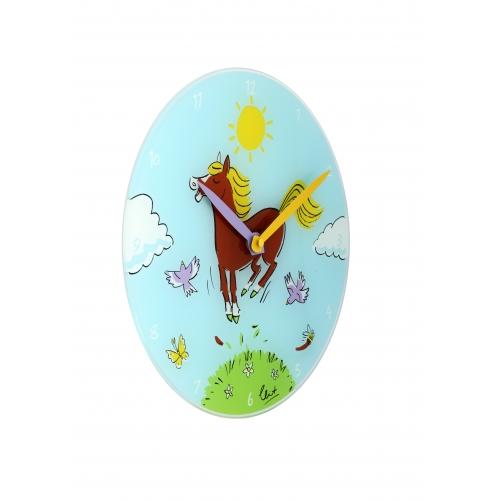 Nextime Klok 8812 Jump for Joy, Ø30 cm, muro, blu multicolore