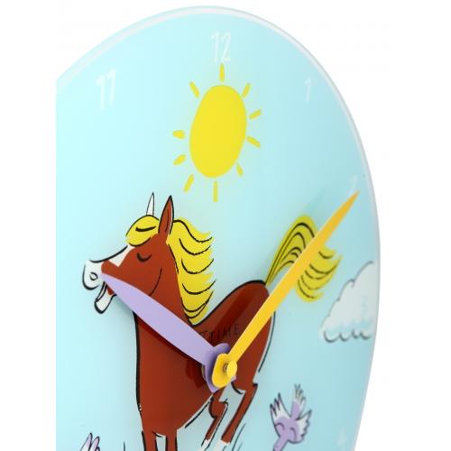 Nextime Klok 8812 Jump for Joy, Ø30 cm, muro, blu multicolore