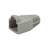 Equip 151177 Cable Boot for RJ45 Connector, Gray, Set of 100pcs