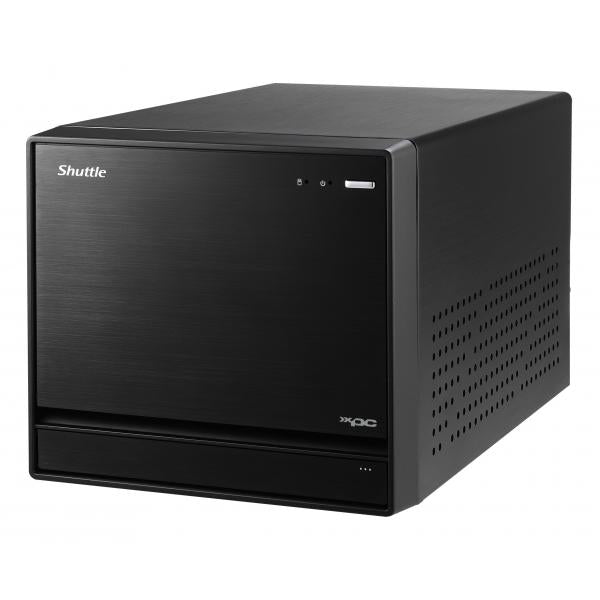 Den Shuttle Sw_580r8 Black XPC Cube PC BARGE, LGA1200, Intel, 4x DDR4, Dimm, 500w.2, 500w