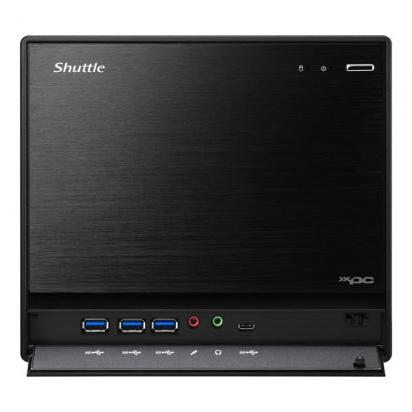 Den Shuttle Sw_580r8 Black XPC Cube PC BARGE, LGA1200, Intel, 4x DDR4, Dimm, 500w.2, 500w