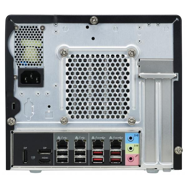 Den Shuttle Sw_580r8 Black XPC Cube PC BARGE, LGA1200, Intel, 4x DDR4, Dimm, 500w.2, 500w