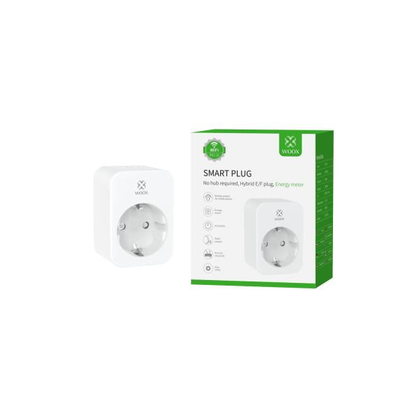 WOX R6118 Smart Plug, Schuko, WiFi, 802.11b G N, 3680 W, IP20, 30m, bela