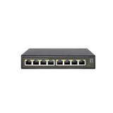 Niveleone ges-908p hilbert 8-port gigabit poe smart lite managed l2 switch, 8x poe, 112w, 802.3at af